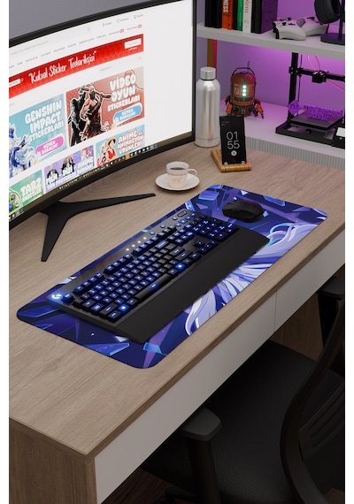 Skirk Genshin Impact Anime Gacha V1 - 70x30 Xl Gaming Mouse Pad Fare Altlığı