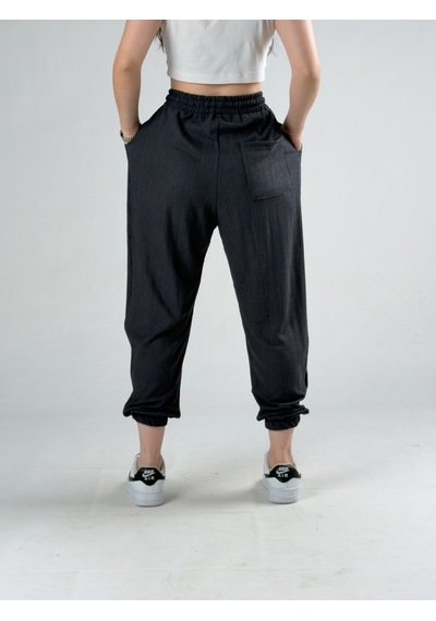 Cocopelli Bürümcük Siyah Kadın Jogger Pantolon Coc3180