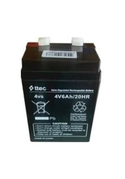Ttec 4V 6Ah Bakımsız Kuru Akü Işıldak Fener Akü