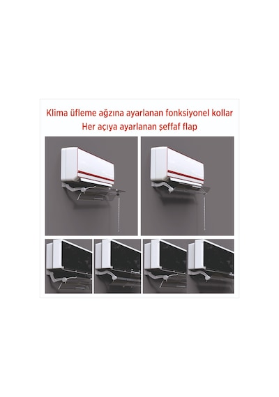 Split Klima Aparatı - Klima Hava Yönlendirici - Klima Siperlik