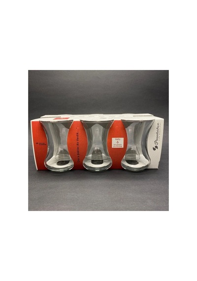 Paşabahçe Çay Bardağı Vefa İnce Belli 42771 6 Lı 130 Cc Bej