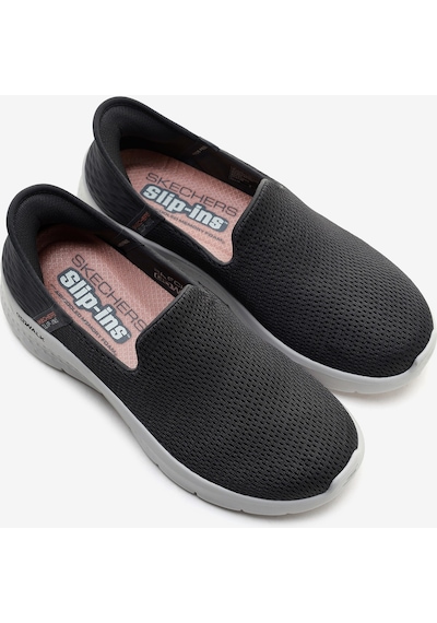 Skechers Slip-ins: Go Walk Flex - Relish Kadın Gri Yürüyüş Ayakkabısı 124963tk Char Gri