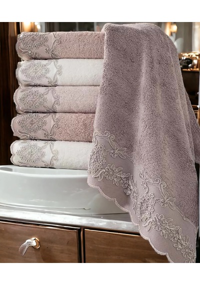 Marta 6lı El-yüz Havlusu 50x90 Cm Asorti Karışık