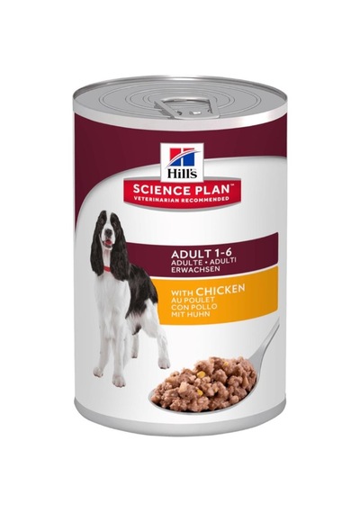 Hill's Adult Tavuklu Konserve Yetişkin Köpek Maması 12 x 370 G