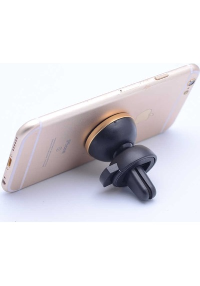 Zore New Magnetic Air Vent Mount Araç Telefon Tutucu-Gold