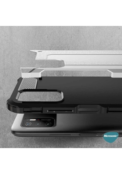 Xiaomi Redmi Note 11 Se İçin Kılıf Rugged Armor Siyah Redmi Note 11 Se İle Uyumlu Kılıf - Siyah