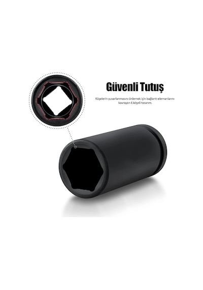 Dorf 1" 30mm Havalı Lokma Ağır Tip Lokma