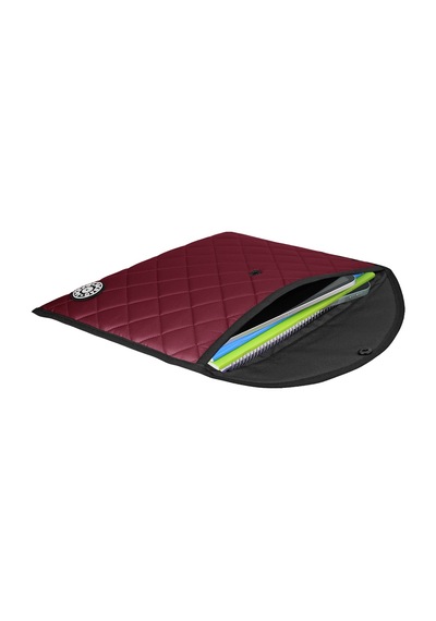 Jacbag Snap Folder Soft A4-kapitone Çıtçıtlı Dosya A4-bordo