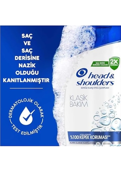 & Shoulders Klasik Bakım Kepek Karşıtı Günlük Kullanım 330 Ml Şampuan