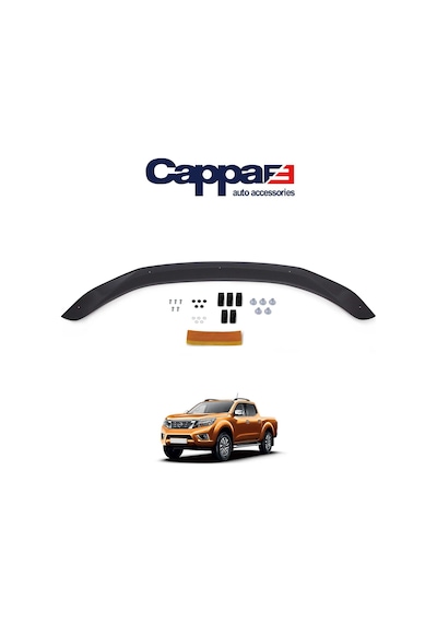 Cappafe Nissan Navara Ön Kaput Koruyucu Rüzgarlığı 4Mm Akrilik