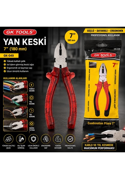 Saplı Yan Keski 180 Mm
