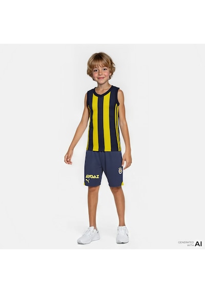 Adidas Fenerbahçe Beko Çocuk Lacivert Basketbol Forması Jl6013