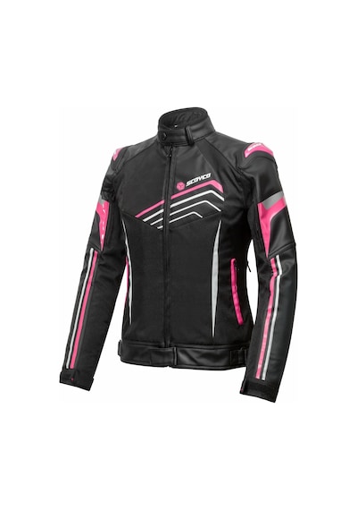 Scoyco Jk153W Motosiklet Kadın Montu Siyah - Pembe