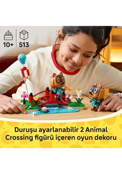 LEGO® Animal Crossing™ Timmy ve Tommy’nin Eğlenceli Günü 77059 - 10+ Yaş için Aksesuarlar İçeren Oyuncak Yapım Seti (513 Parça)