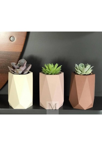 Dekoratif Beton Saksı - Model 74