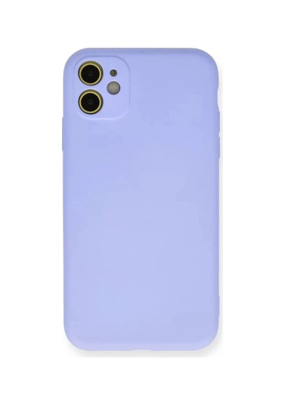 Mey İthalat Apple iPhone Uyumlu 11 Kılıf Nano İçi Kadife Silikon - Lila