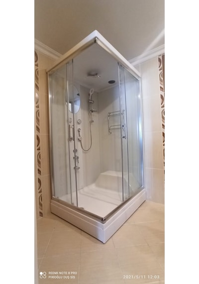 90x120 Oturmalı Duş Üstü Kompakt Sistem