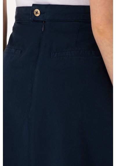 U.S. Polo Assn. Kadın Lacivert Maxi Dokuma Etek 50300666-VR033