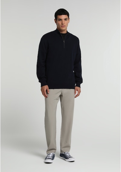 Colin's Colins Regular Fit Dik Yaka Düz Erkek Lacivert Kazak Cl1082275 Q1.v2 Nav