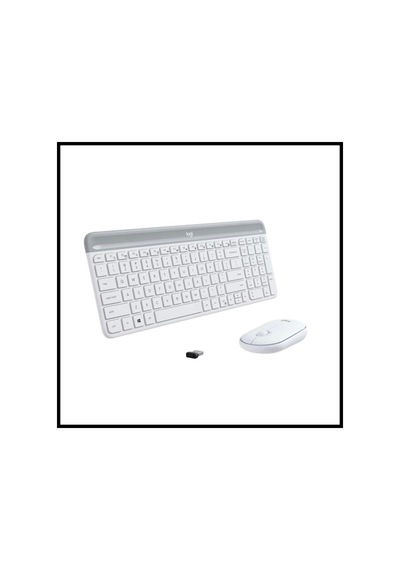 Logıtech Mk470 Beyaz, 920-009436, Kablosuz, Türkçe Q, Klavye Mouse Set Diğer