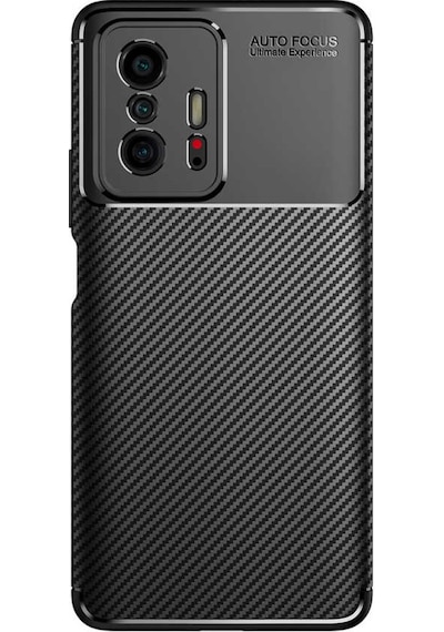 Xiaomi Mi 11T Kilif Lens Karbon Tasarim Negro Silikon Kapak 522480527