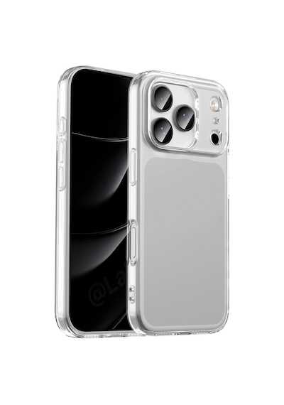 Apple Uyumlu iPad iPhone 17 Pro Kılıf Zore Süper Silikon Kapak Şeffaf