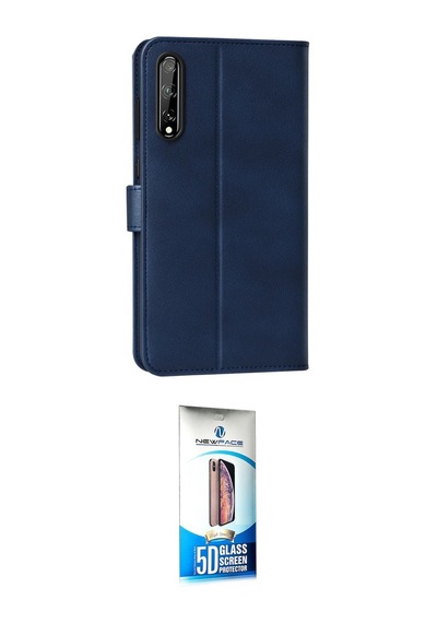 Cep Huawei Uyumlu P Smart S Kılıf Siluet Işık Serisi İkili Koruma Seti Najmaddin Kırmızı