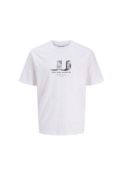 Jack & Jones Jcodust Erkek Tişört Beyaz