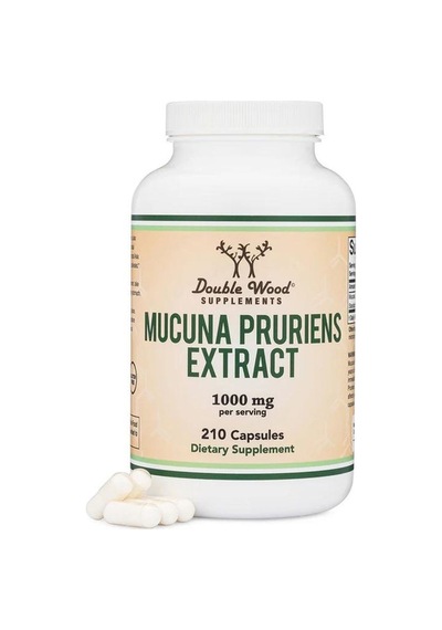Mucuna Puriens Extract 1000mg 210 Veg. Kapsül.usa Vers.