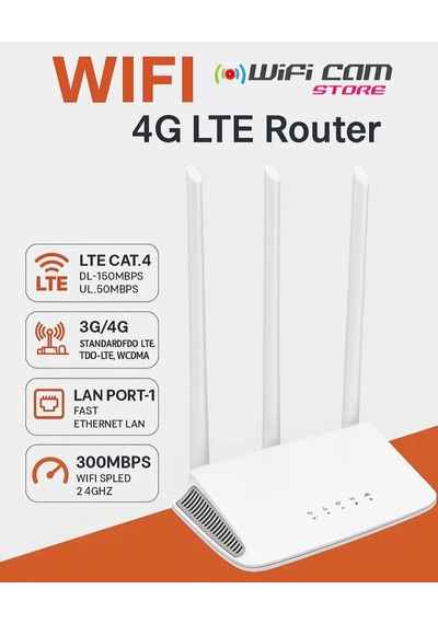 Sim Kartlı 3 Antenli Router Modem
