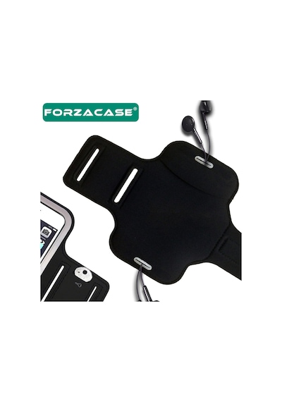 Forzacase Xiaomi 13 İle Uyumlu Spor Ve Koşu İçin Anahtar Kulaklık Girişli Kol Bandı Fc1147 Siyah