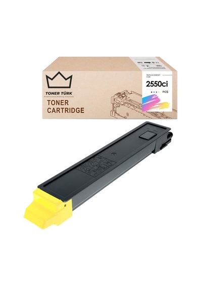 Utax 2550ci Uyumlu Toner- Sarı - 662510016