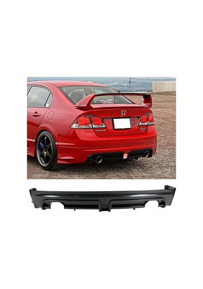 Honda Civic Fd6 Mugen Rr Arka Ek Siyah Plastik Sağ Sol Çift 2006-2011 Arka-bodykit-ek-karlık
