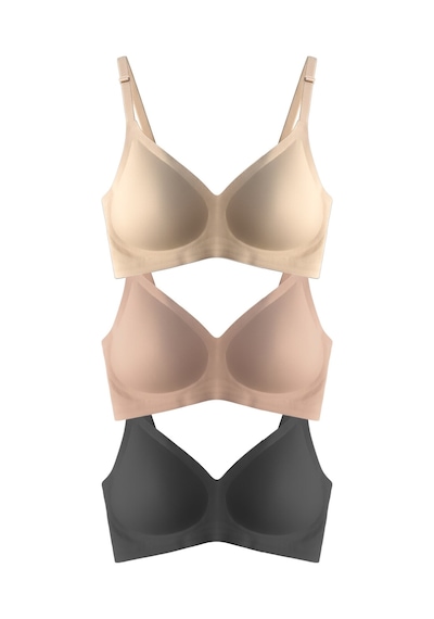 Cottonhill Seamless Bra - Soft Lazer Kesim Balensiz Ayarlanabilir Askılı Dikişsiz Kadın Sütyen 3'lü Paket Çok Renkli Cottonhill Seamless Bra - Soft Lazer Kesim Balensiz Ayarlanabilir Askılı Dikişsiz Kadın Sütyen 3'lü Paket Çok Renkli