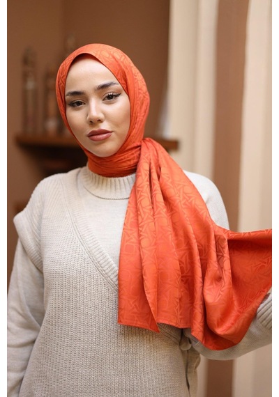 Silk Home Deluxe Şal - Turuncu - Turuncu