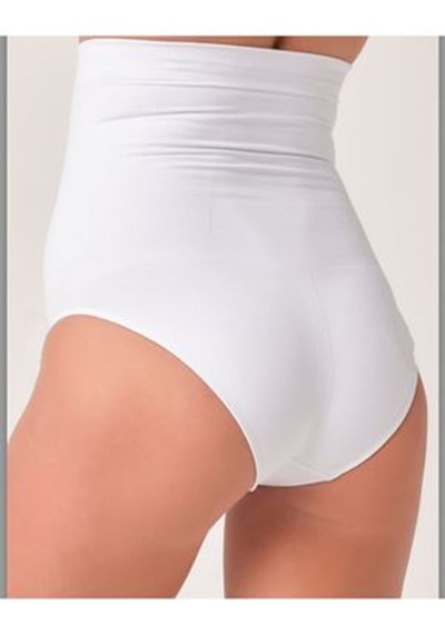 Sistina Beyaz Kadın Dikişsiz Slip Korse - 780