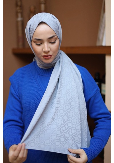 Silk Home Deluxe Şal - Gümüş - Gümüş