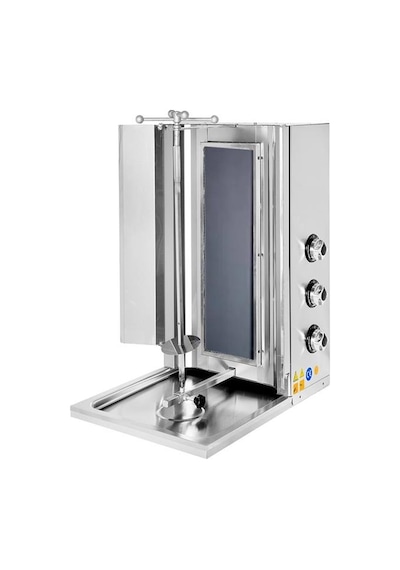 Karacasan Endüstriyel Elektrikli 3 Radyanlı Döner Ocağı Makinesi Krcs.doe.3