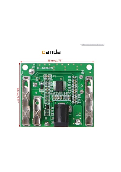 5S 20A Bms 18/21V 18650 Li-İon Lityum Pil Şarj Koruma Devresi