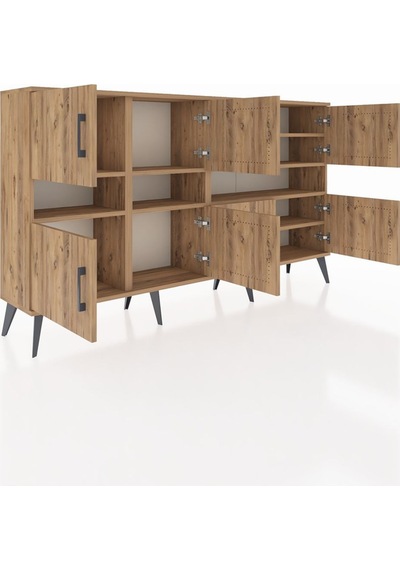 Arges Konsol 8 Raflı 8 Kapaklı 176x30x99 Çam-çam Atlas Çam - Atlas Çam Arges Konsol 8 Raflı 8 Kapaklı 176x30x99 Çam-çam Atlas Çam - Atlas Çam