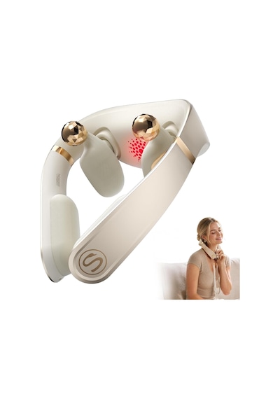 Isı Ve Müzik Özellikli Skg Boyun Masajı Cihazı, Uygulama, Shiatsu Kablosuz, Ps700