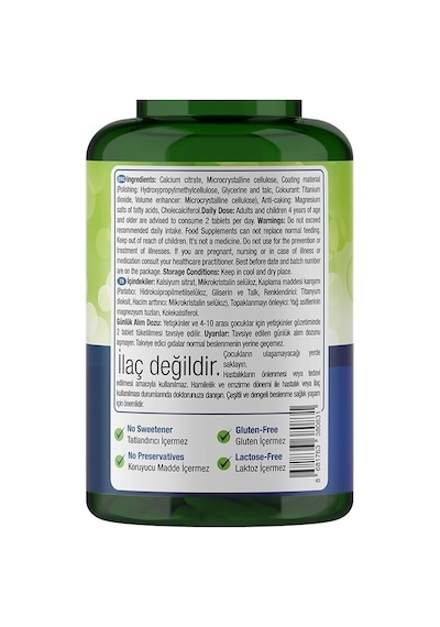 Natures Supreme Calcium With Vitamin D3 60 Tablet Aromasiz