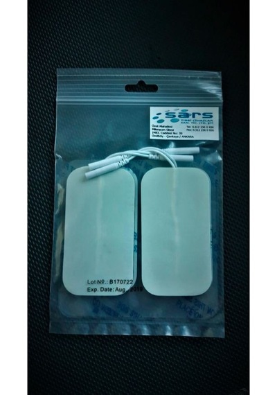 Sars 5 x 9 CM Kablolu Dikdörtgen Tens Pedi 4'lü Sars 5 x 9 CM Kablolu Dikdörtgen Tens Pedi 4'lü