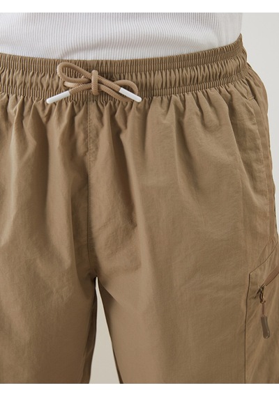 Lcw Swımwear Bej Diz Hizası Boy Basic Erkek Deniz Şortu