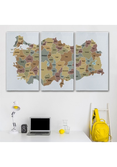 Es10 Dekoratif İstanbul Kız Kulesi Kanvas Tablo (95 x 165) HS-3134-3