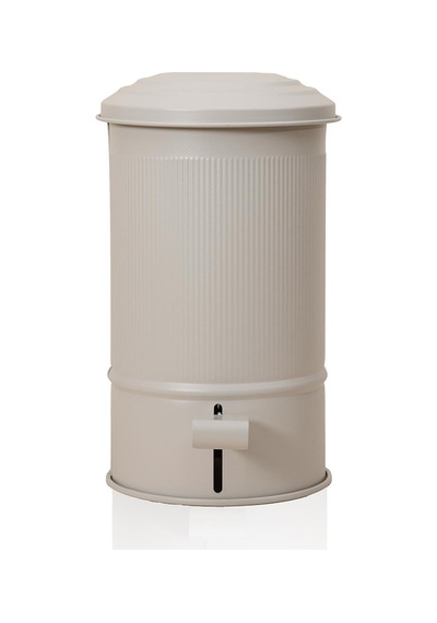 The Mia Stripe Mutfak Ve Banyo Çöp Kovası Bej 5 Lt Bej