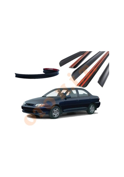 Kia Sephia Uyumlu Bagaj Üstü Spoiler Mat Siyah