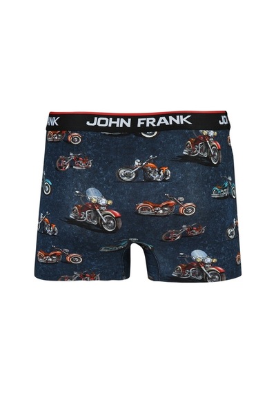 John Frank Motorcycle Boxer Çok Renkli