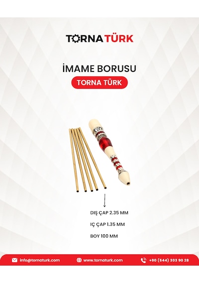 Tesbih İmame Borusu - Dış Çap 2.35 Mm - 10 Adet İşleme Ekipmanı Metalik