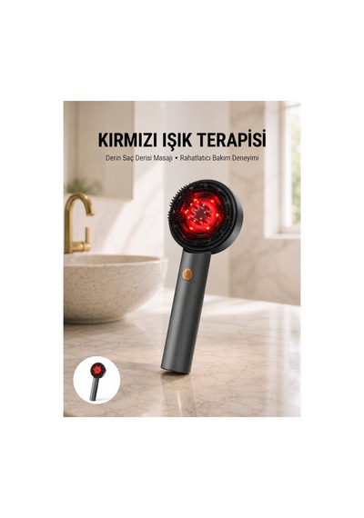 Saç Büyüme Destekleyici Elektrikli Masaj Tarak Yağ Aplikatörlü Yeni Nesil - Hs08372916-1322